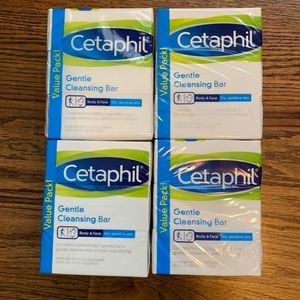 4 Packs of Cetaphil Gentle Cleansing Bar